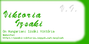 viktoria izsaki business card